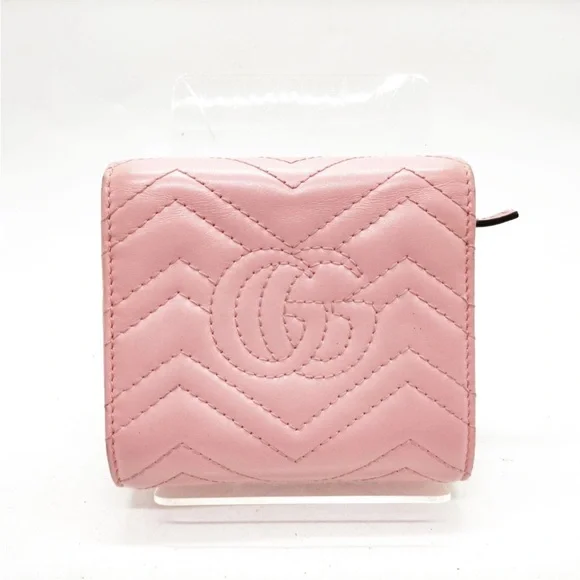 Gucci Marmont Small Wallet in Pale Pink - Picture 3 of 9